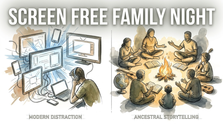 screen free family night