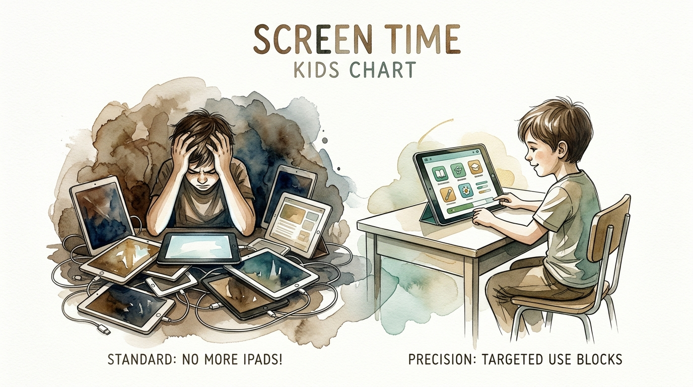screen time kids chart