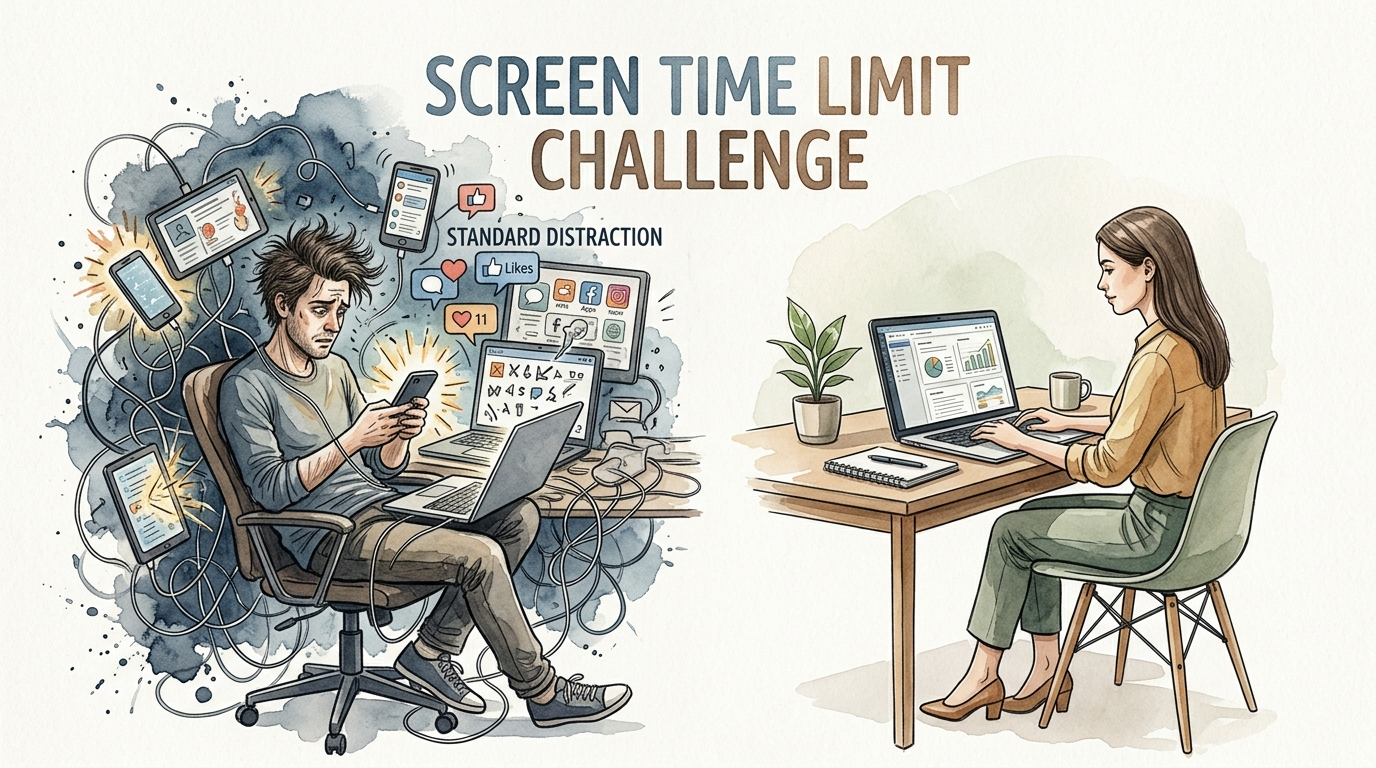 screen time limit challenge