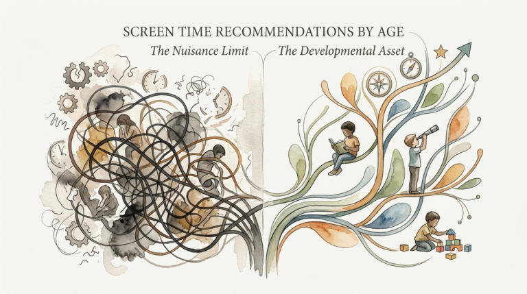 screen time recommendations by age