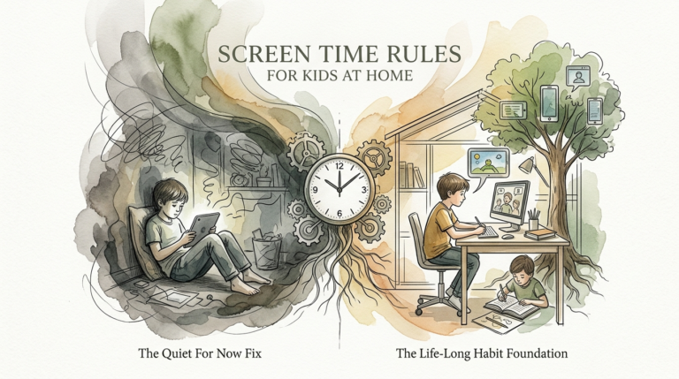 screen time rules for kids at home