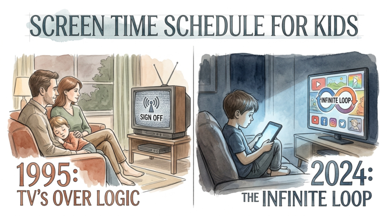screen time schedule for kids