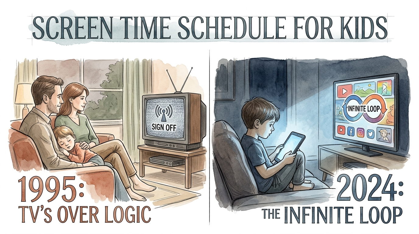 screen time schedule for kids