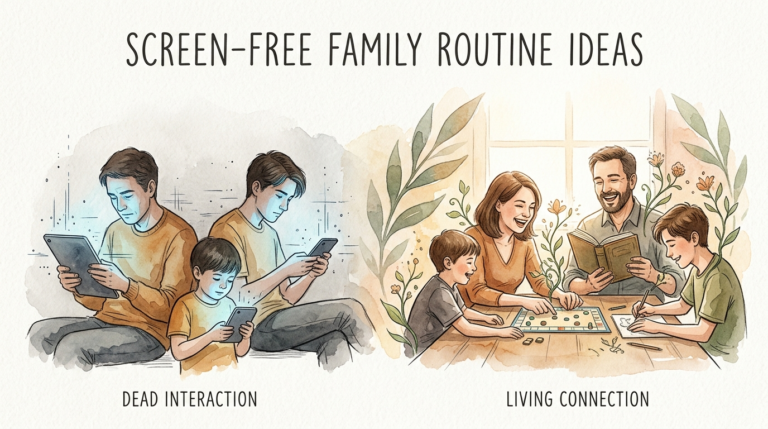 screen?free family routine ideas