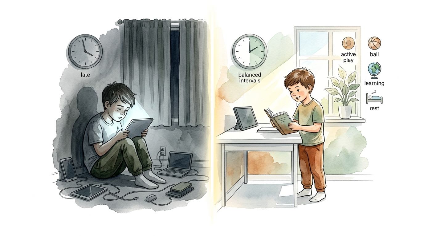 screen?smart kids daily routine