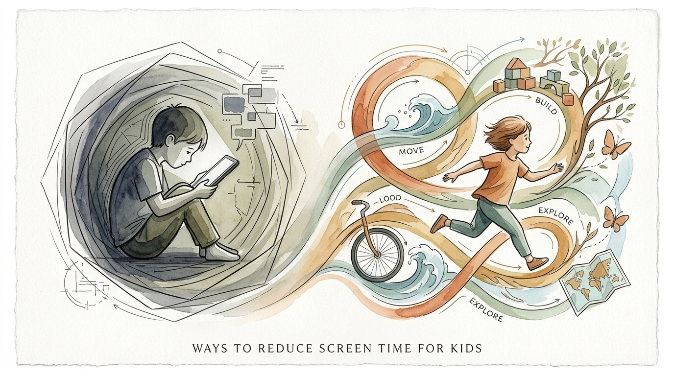 ways to reduce screen time for kids