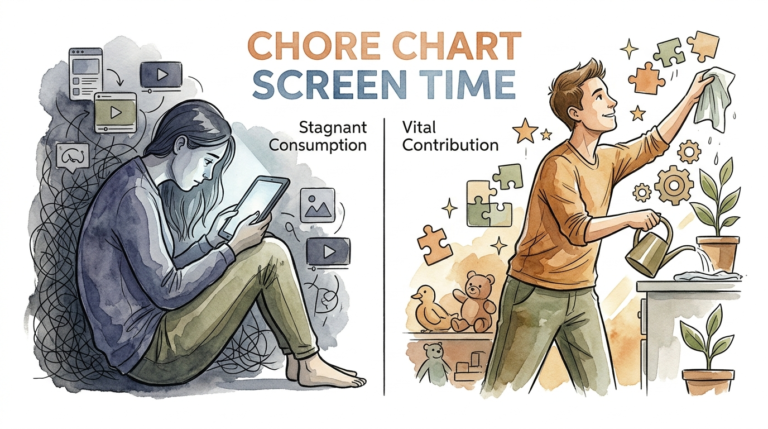 chore chart screen time