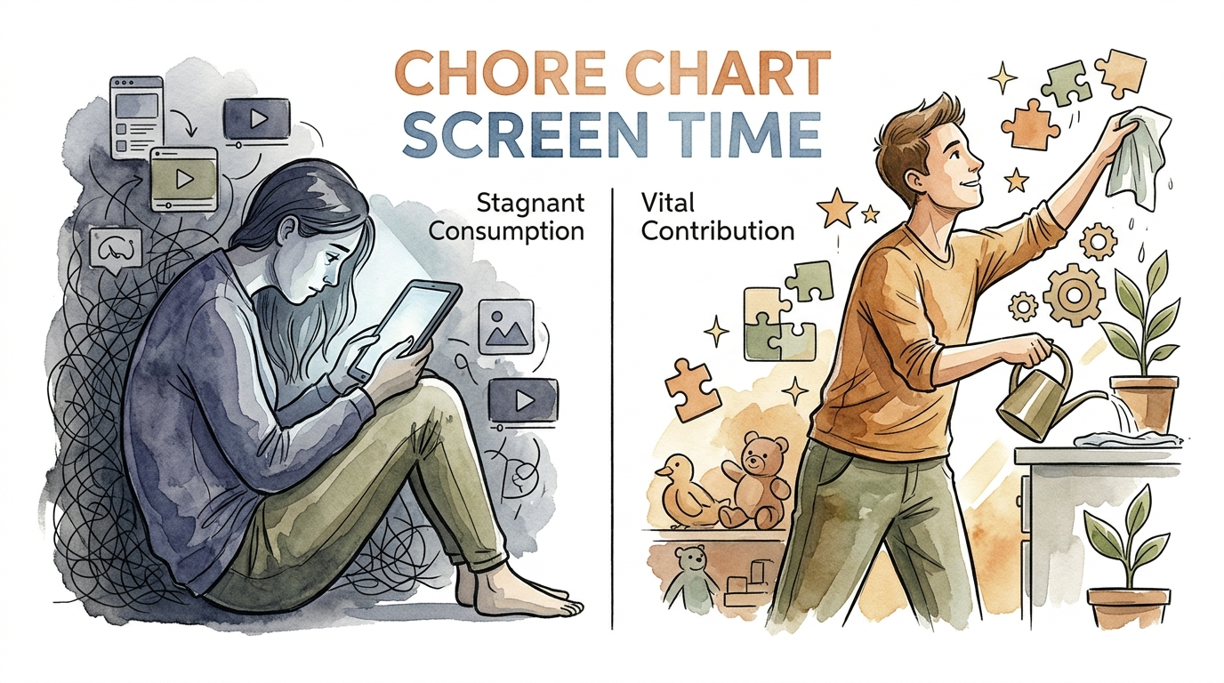 chore chart screen time