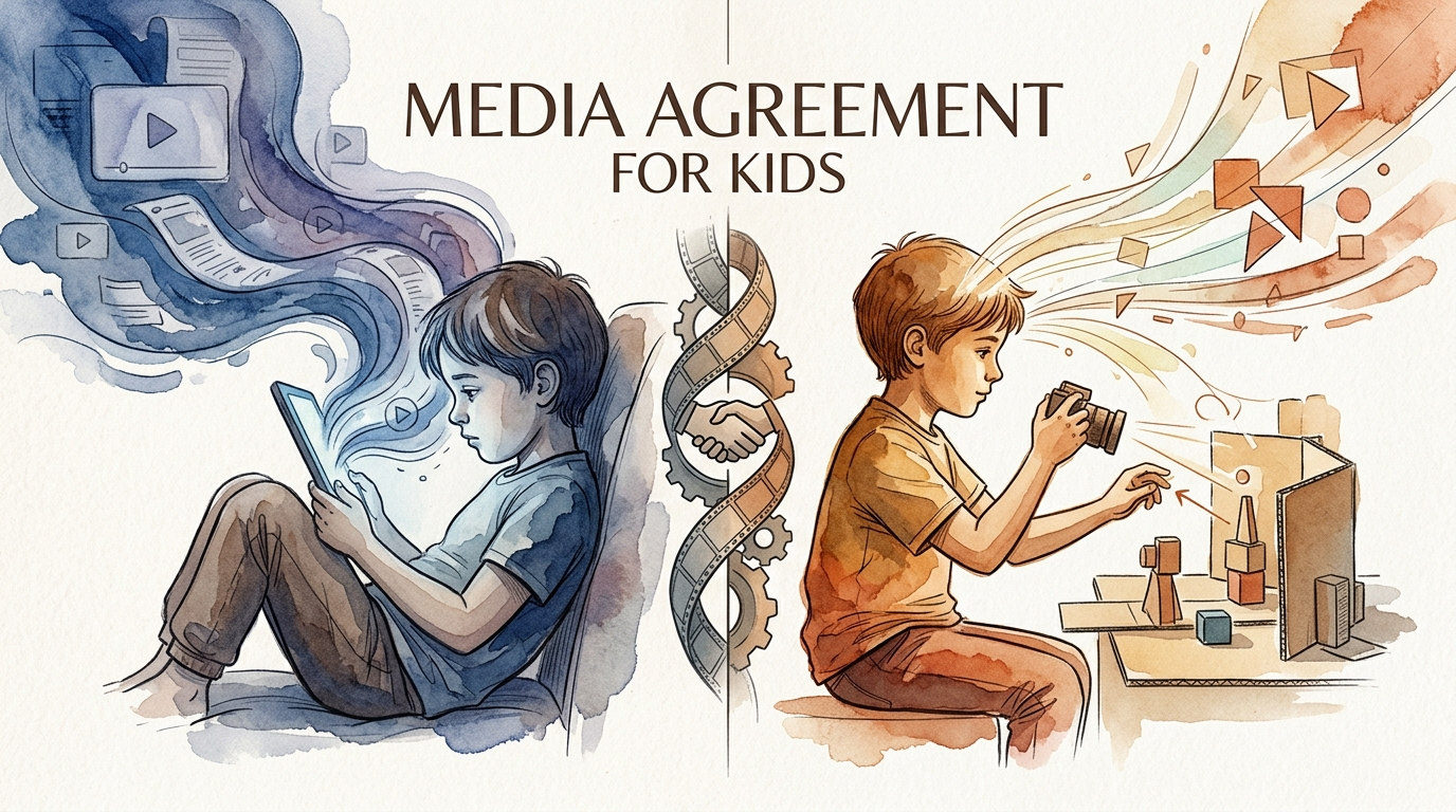 media agreement for kids