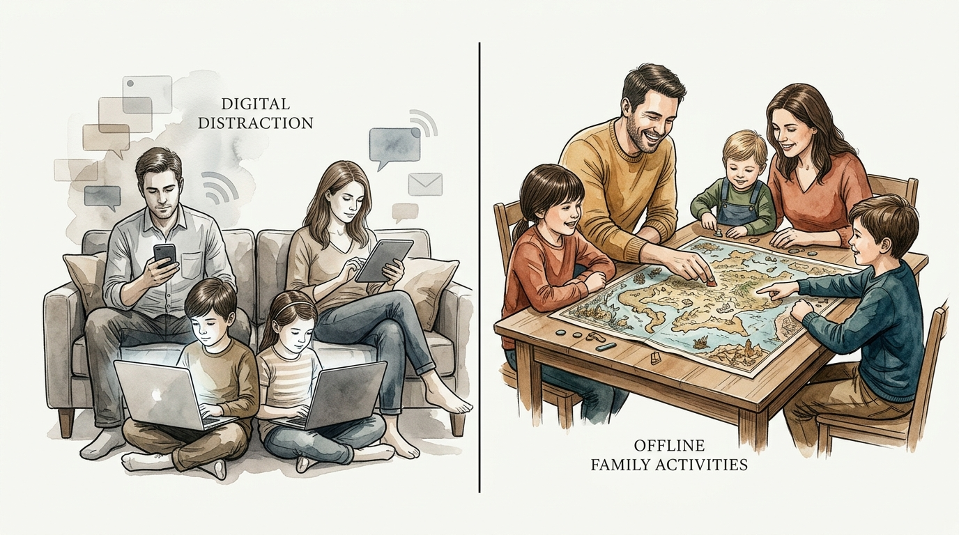 offline family activities