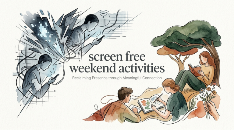 screen free weekend activities