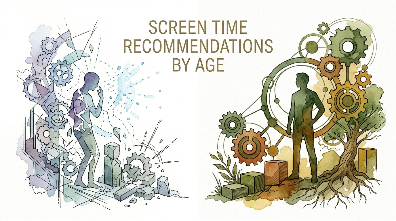 screen time recommendations by age