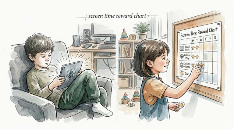screen time reward chart